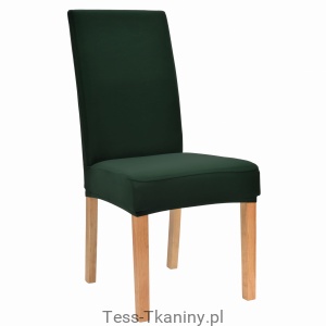 Pokrowiec na krzesło, elastyczny, rozmiar L - ciemnozielony